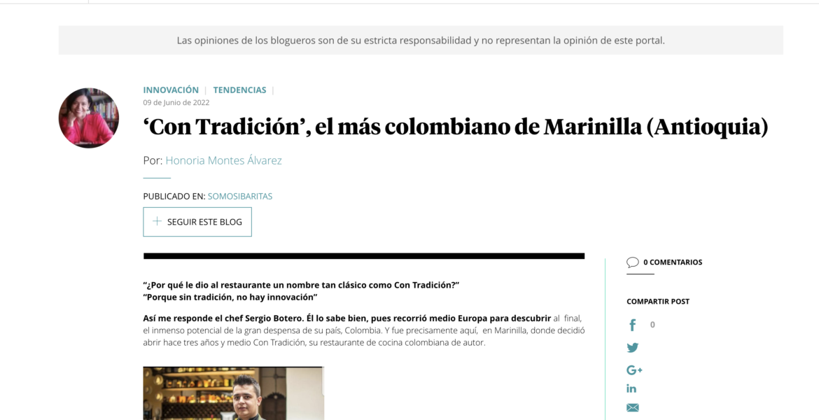 ‘Con Tradición’, el más colombiano de Marinilla (Antioquia) (Blog Portafolio)